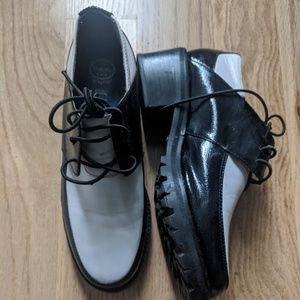 Jeffrey Campbell White & Black Oxford